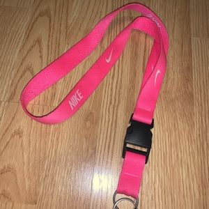 Pink Nike Lanyard